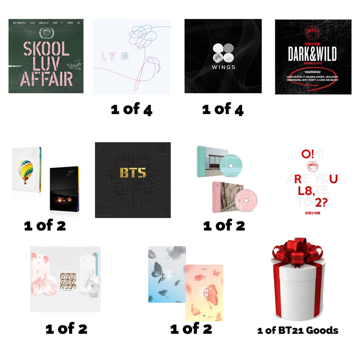 SAZAXA_KOREA's tweet photo. Special Daily Sale

BTS - Army Set Ver 1

Random ver. Love yourself Her, Wings, Forever young, You never walk alone, Hyyh Pt1, Pt2, Skool Luv Affair, Dark &amp; Wild, 2 Cool 4 Skool, O! RL82? and BT21 Goods.

It's a product that offers a ONE Week discount on 05/13 https://t.co/eTWe5dBEQH