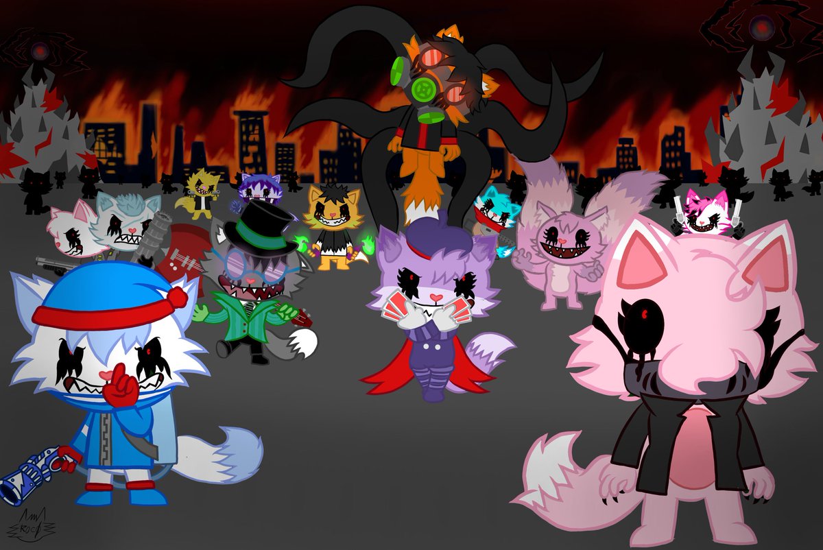 Empty_NBroken's tweet photo. "Legión zorro"
La especie con mas popularidad de serie además de los conejos y osos
#happytreefriends #HTFamnesia 
#htf擬人化 https://t.co/v2Oo3QHwoE