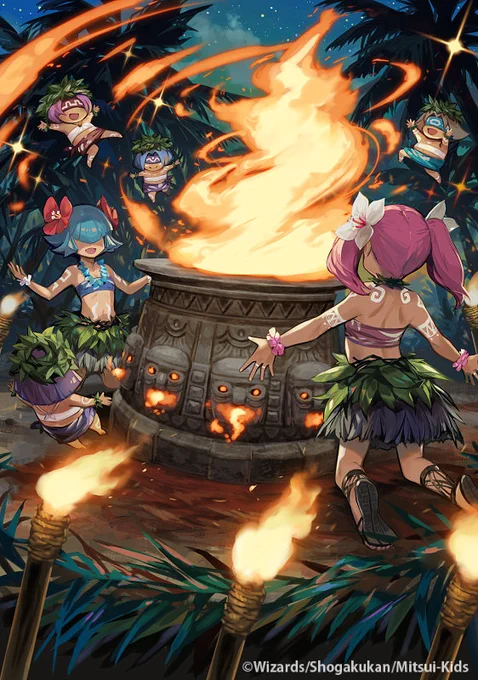 【お仕事】デュエル・マスターズ 神アートシリーズ「フェアリー・ライブラリー」に1枚描かせて頂きました!本日から予約開始です。よろしくお願いします!
https://t.co/lVefC3M2ow 