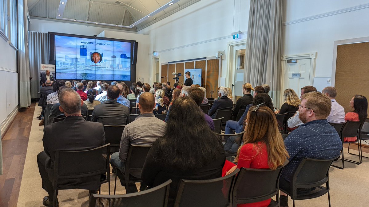 PawseyCentre's tweet image. Thank you @Barrymcguire4 for the #DataScienceWeek launch Welcome to Country - thank you for being here, sharing the importance of knowledge; how today and yesterday&apos;s stories build the future of tomorrow