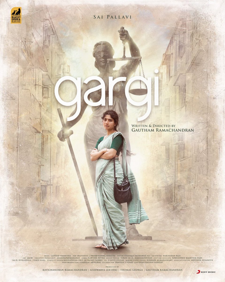 RJaiBalaji2's tweet photo. Our versatile performer
#SaiPallavi 's new Tamil movie update. Here it is…A glimpse of #Gargi 💖🥰
Link ▶️ https://t.co/18smfhmRPo
#Gargi #கார்கி #ಗಾರ್ಗಿ #గార్గి
@Sai_Pallavi92 @kaaliactor @AishuLekshmi @prgautham83 @sraiyanti #SP14 #HBDSaiPallavi
#HappyBirthdaySaiPallavi https://t.co/q4xtxuvWwM