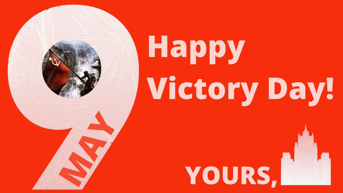 🌟 Happy #VictoryDay! 

Today marks the 77th Anniversary of the Great Victory over Nazism. 

#Victory77 #VDay77 #May9 #WeWereAllies
