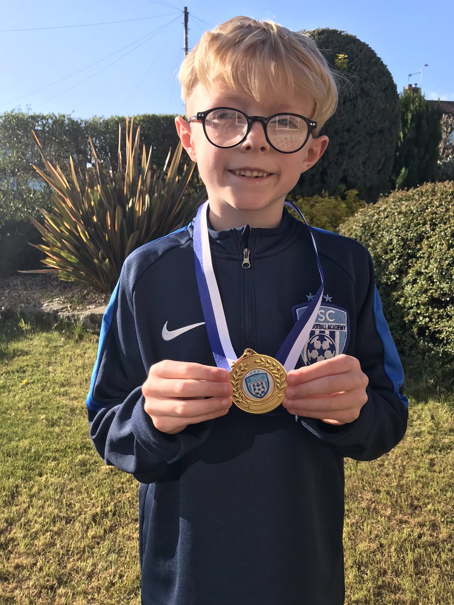 rachcptr's tweet photo. @WestBrettonJIPE Tobias had a great time at Easter soccer camp @dsc_elite winning a medal and training kit for having one of the most positive attitudes ⚽️ @WestBrettonJI well done Tobias 🤩 https://t.co/vkIlBXdFSk