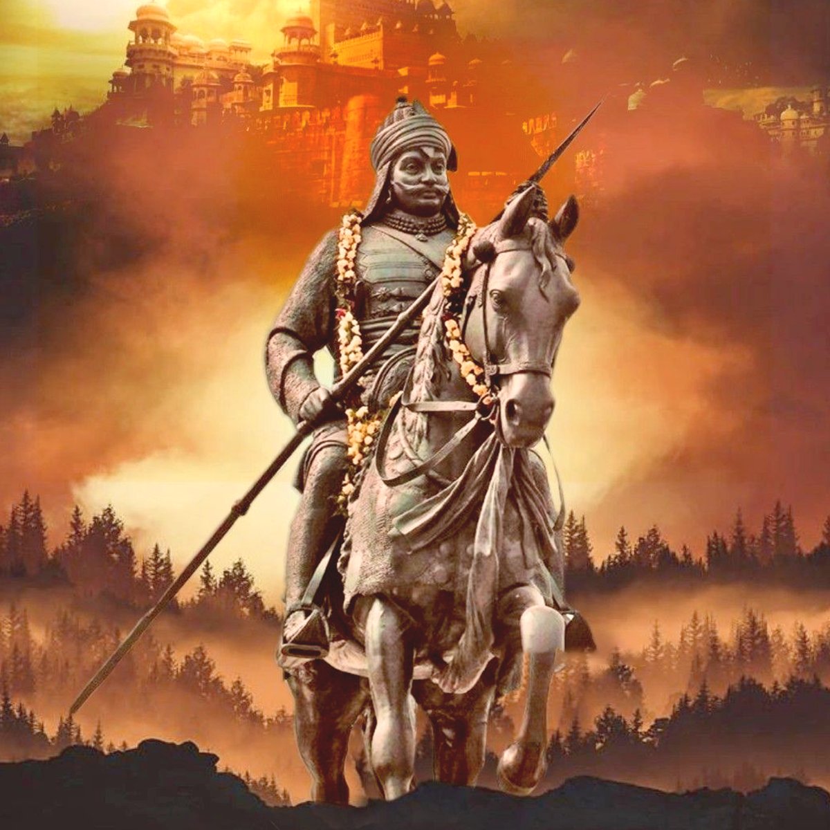rakeshs4bjp's tweet photo. अदम्य... अविजित... आजीवन स्वतंत्र...
वीर शिरोमणि महाराणा प्रताप जी की जयन्ती पर नमन। https://t.co/vZXks6x8dC