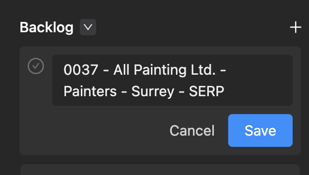 ChanJchan0708's tweet photo. @useMotion @AllpointsTV Clicking on the tasks in backlog, Motion only lets me change the task name. Can't add deadline, etc. https://t.co/QhAllIJbWr