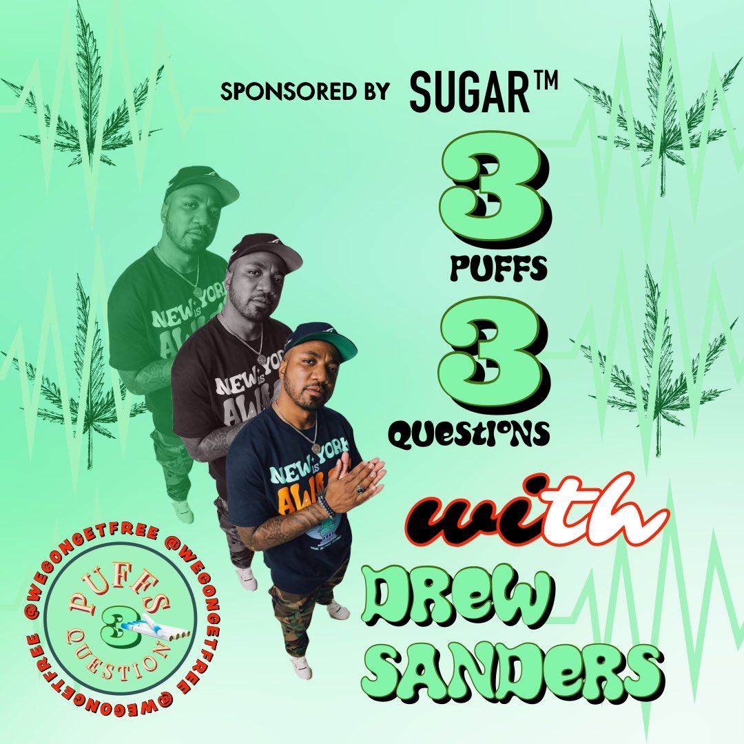 WeGonGetFREE's tweet photo. For our very first 

3 puffs &amp; 3 questions 💨💨💨

We’re hosting 😛
India Solomon &amp; Drew Sanders 

Two conscious &amp; creative world-builders who also happen to thrive with  #PlantMedicine https://t.co/1yxJ2NOXcG
