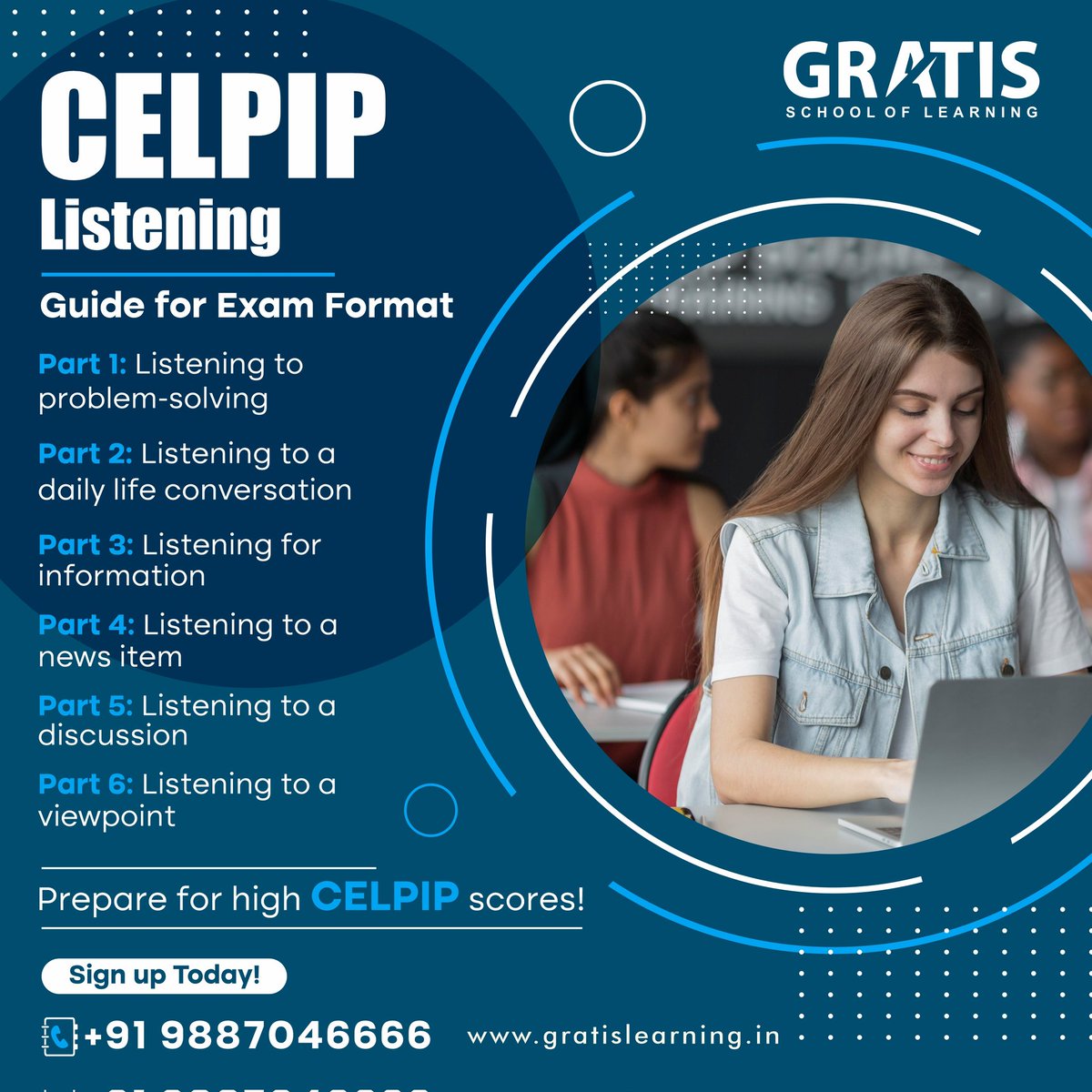 GratisLearning's tweet photo. Sign up for our CELPIP coaching program and prepare to get high scores.
Admissions are open!
Register Now!

Call us : +91 9887046666
Visit : https://t.co/RgWjFnXcvK

#gratislearning #gratisschooloflearning #celpipcoaching #celpip #celpipwriting #celpipprep #celpipgeneral https://t.co/mNLN38Hxeq