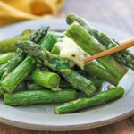 アスパラ6本があっという間に消えていく？!調味料3つで作れちゃうアスパラレシピ!