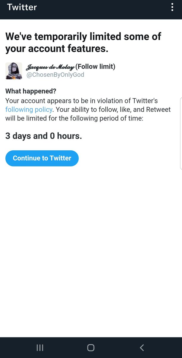 Really Twitter? Really?