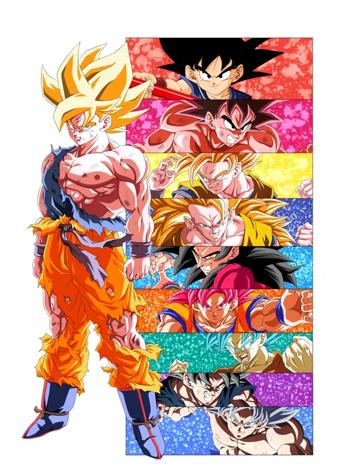 去年、一昨年に描いた悟空の日イラストです!
 #ドラゴンボール #悟空の日 