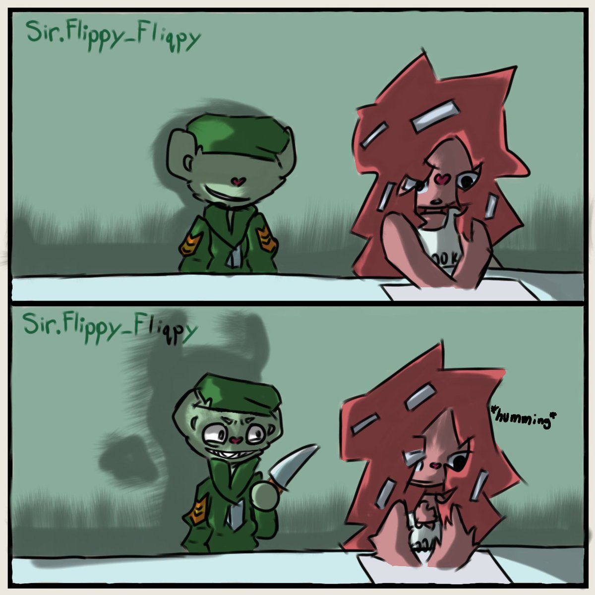 skidthecandykid's tweet photo. #happytreefriends #htf #htf擬人化 #art #drawing #flippy #Fliqpy #comic https://t.co/vxf9p7bTaf
