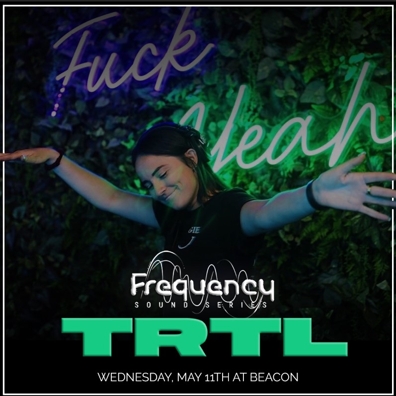 PartyGuruUS's tweet photo. We're getting excited for this week's installment of 𝐅𝐫𝐞𝐪𝐮𝐞𝐧𝐜𝐲 𝐒𝐨𝐮𝐧𝐝 𝐒𝐞𝐫𝐢𝐞𝐬! This Wednesday we're rocking with a special performance from @whoisowie  &amp; DEMZ  w/ @trtldj on May 11th at @beacondenver ! 

Tickets 🎟️:
https://t.co/UUSlw0we88 https://t.co/mY7sVoFUfM