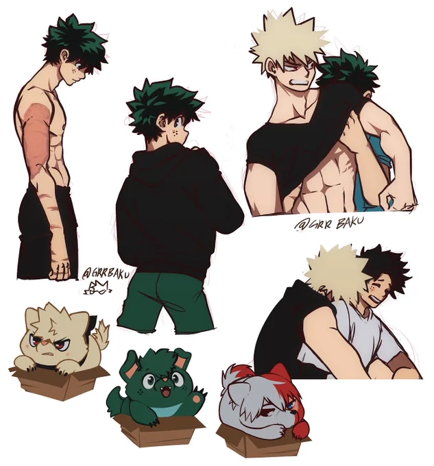 Some drawing practices and doggies 