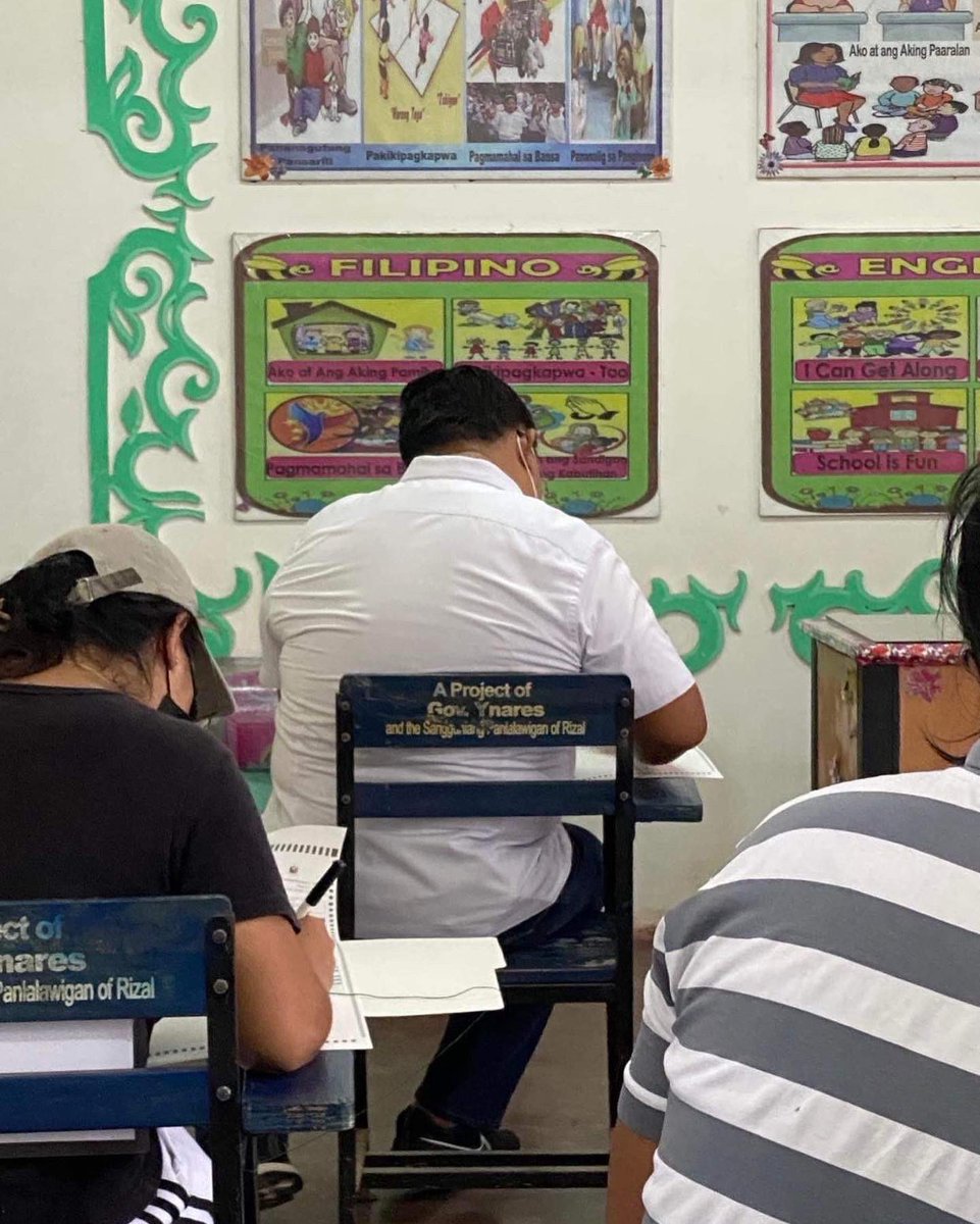 BroJohn2022's tweet photo. We did our best, may God do the rest. Pilipinas, God First!

at Karangalan Elementary School, Brgy San Isidro, Cainta, Rizal https://t.co/jfiVb2p9Zb