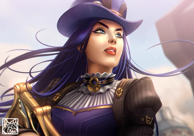 Caitlyn 🎩 #ArtofLegends #LeagueofLegends 