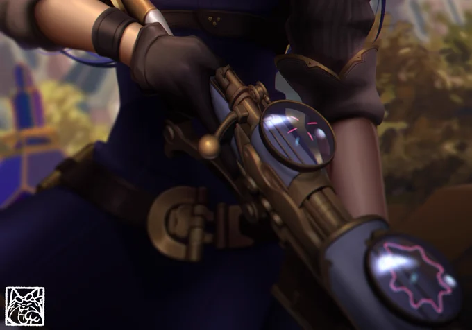 Caitlyn 🎩 #ArtofLegends #LeagueofLegends 