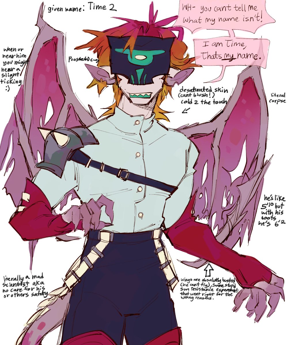 re-vamp of a old character! hes literally such a bitch, someones gotta humble this man #digitalart #ocart #oc