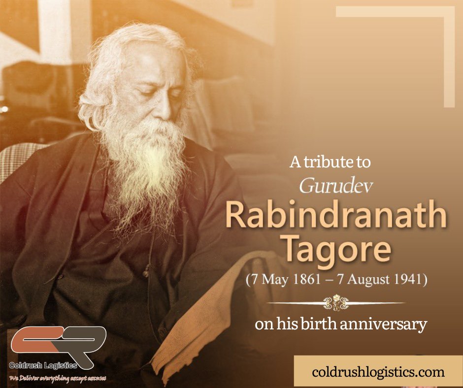 ColdrushL's tweet photo. We tributes to philosopher, Nobel laureate &amp; author of the Indian National Anthem Shri #RabindranathTagore on his birth anniversary. He will always be remembered as an iconic writer, great thinker &amp; poet for his immense contribution to Indian literature.
https://t.co/olzFj7EcUq https://t.co/e4vSQxtXmd