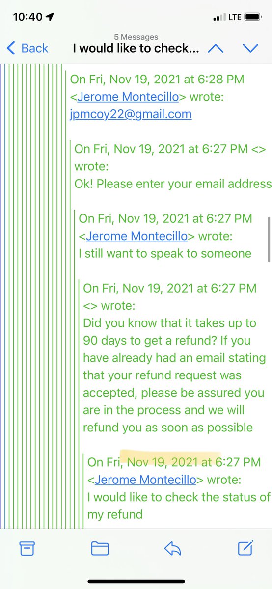 dromemontecillo's tweet photo. @pollen @emonitela how about you spend less time promoting and more time returning the money you stole. @bbb_us it’s been 5 months and how have I still not gotten my refund?? https://t.co/QTmS1LiX1i