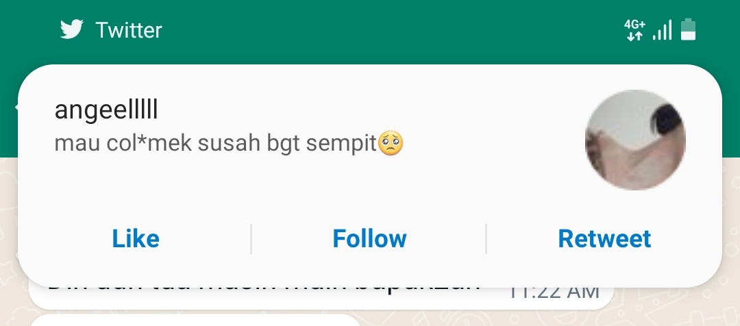 anyaconda's tweet photo. Bangke lah knp suka ada notif kek begini muncul sih tiba2?? Cara ilangin nya gimana? https://t.co/PSBryyqKCP