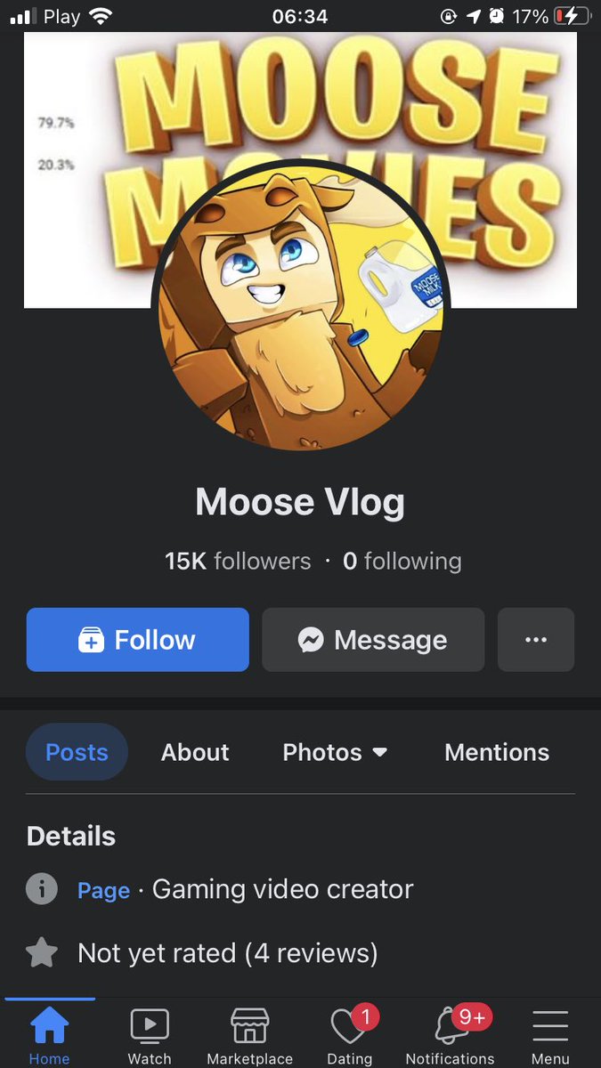 frognnes's tweet image. Fundy someone on facebook using name moose live share your content, gained 15k followers for it @FundyLive #stealing #contentstealing #fake #scam