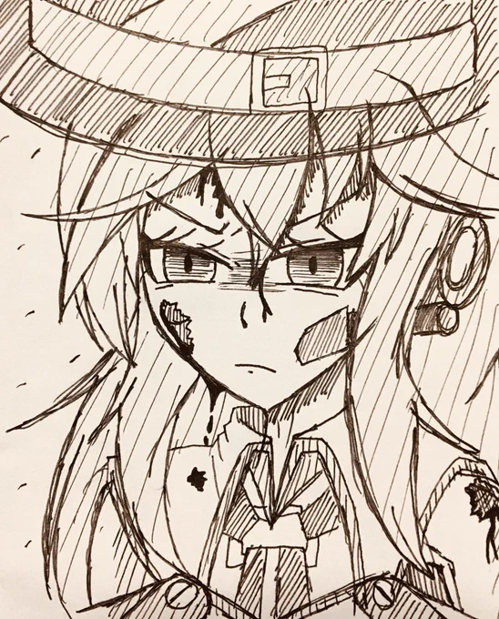 今日はお絵描き出来ないかもしれないので、アナログで描いたのから気になってデジダルで描いたのを上げてお茶を濁していきます 