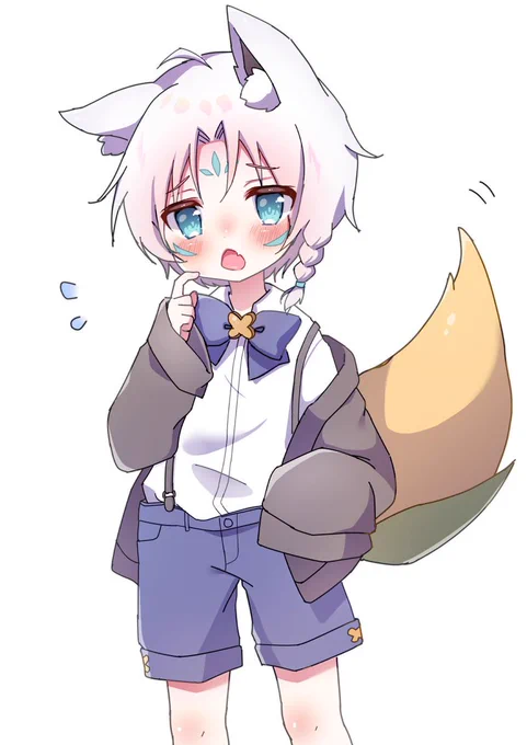 「に、似合ってる…?」
#絵フブキ 