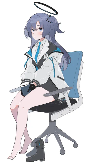 休憩中。 