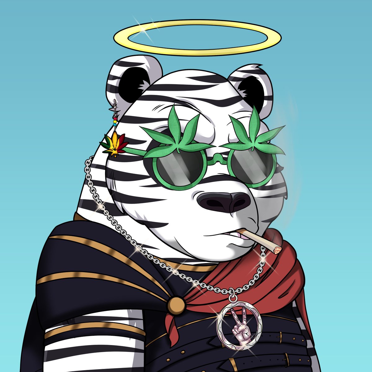 Rasta Panda Pot Club tweet media