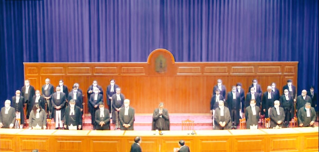 tiwari_ji_'s tweet photo. #OnlyForToday: #SupremeCourt will function at full strength of 34.
Justice Vineet Saran is retiring tomorrow (May 10). @barandbench https://t.co/NvGLrINIhX