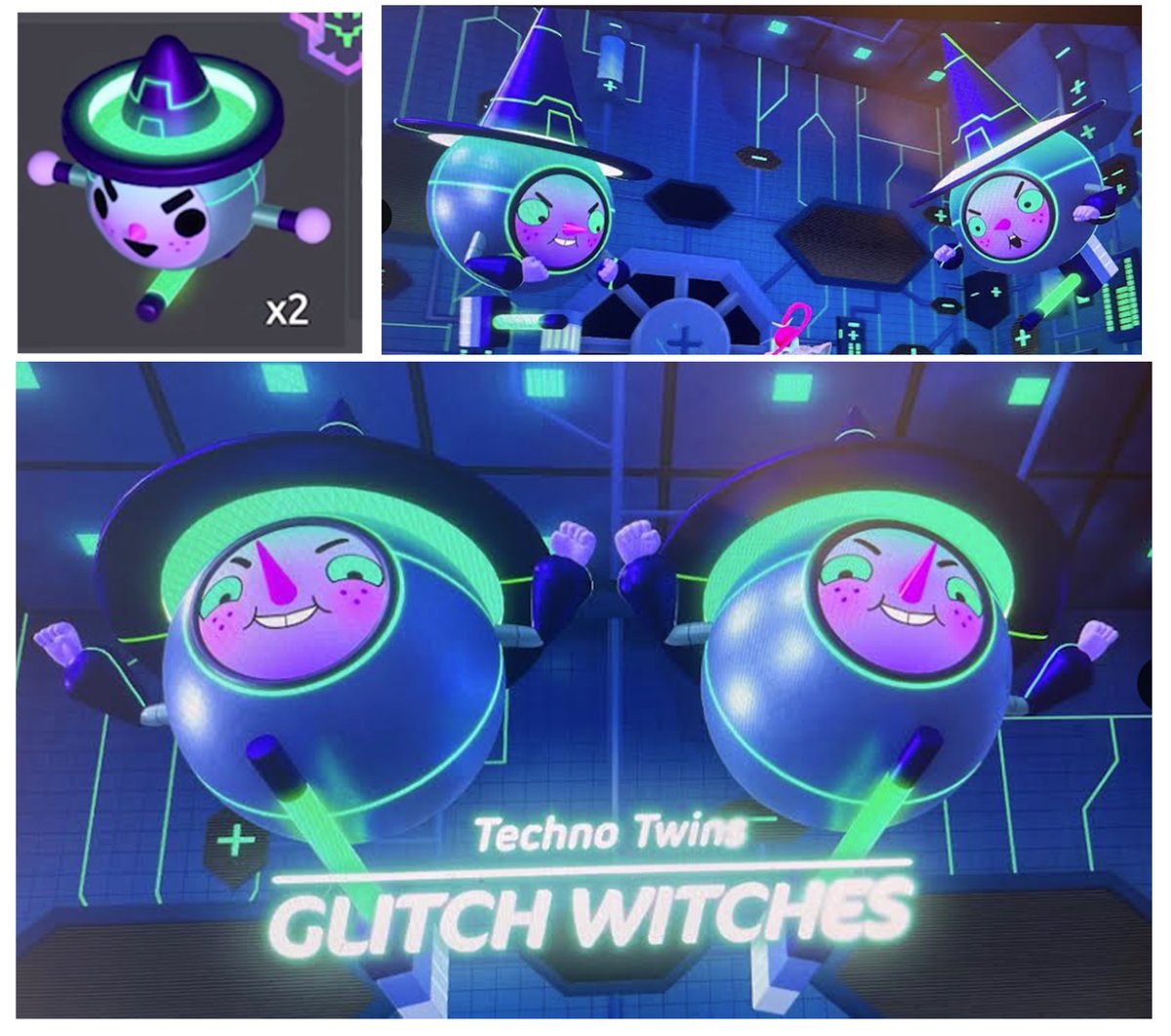 Glitch Witches humanization! 
My favorite monster from Battle Kitty💚
