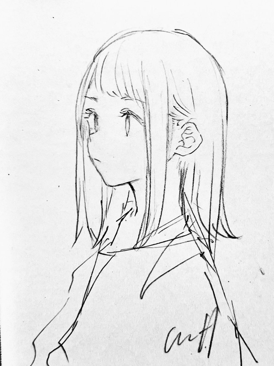 A little during lunch break_✍Drawing 