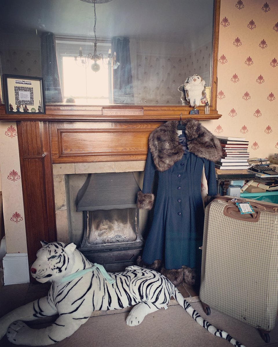 FishburneRauh's tweet photo. Itโs packing day. The essentials are prepped. #moving #christinascoat #bigasstiger #militarylife #packing #oldhouse #willwrite #amwriting https://t.co/vJuzetq6Ai