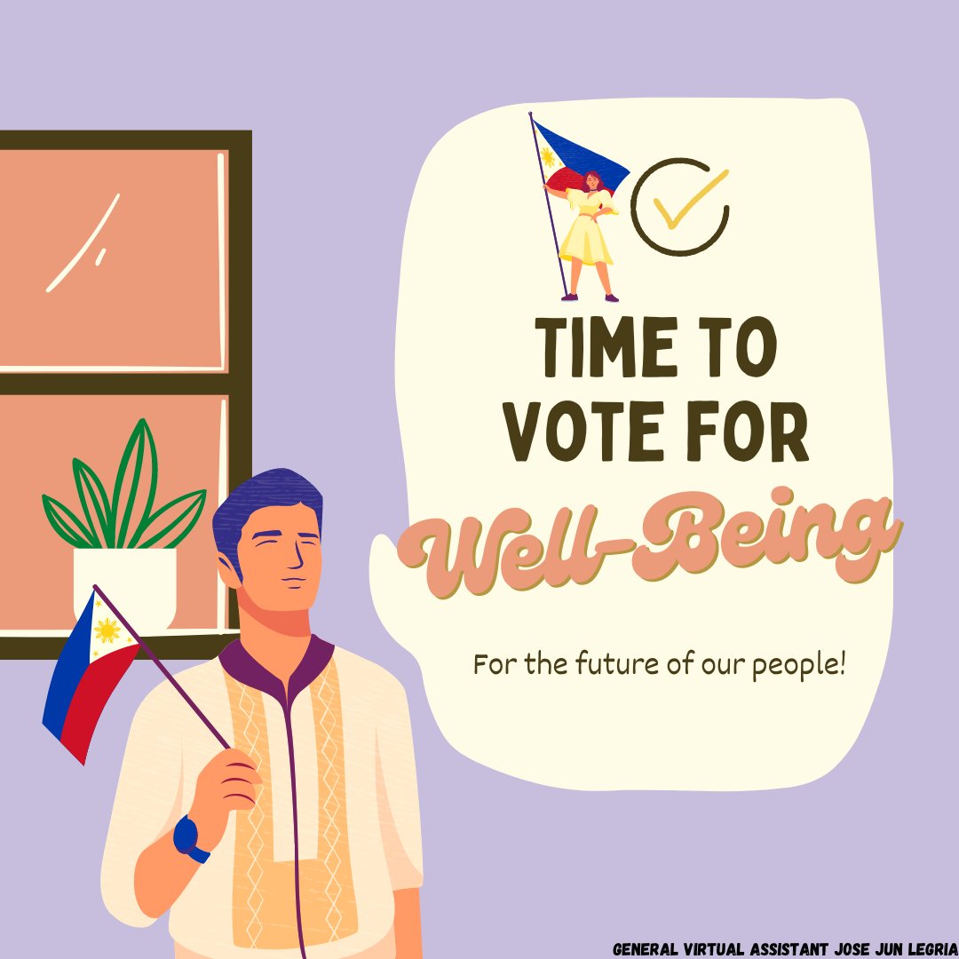 jose_virtual's tweet photo. Today is the National Elections Day in the Philippines. 🇵🇭

May we vote for someone good for our well-being! Good for our government! And, good for the people of our country! 

For the future of our people!

#Election2022 #PhilippineElection #PhElection https://t.co/wJo3kkaSkb