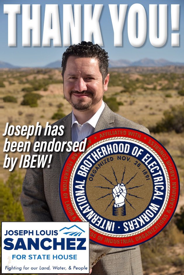 Proud to be endorsed by the IBEW! 🙏👍💪