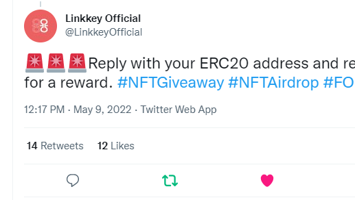 RyanIsMan520's tweet photo. @LinkkeyOfficial done.
0x257521f1BC012c39fB6d13980eC28949cADeeEf4 https://t.co/cAl1flyFzv