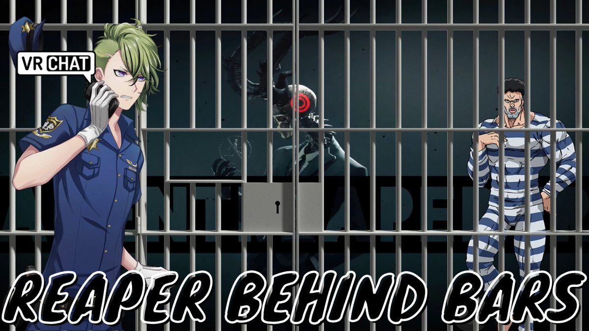 AgentReaperVR's tweet photo. The thumbnail to my next video that comes out on my #YouTube channel on May 9th at 11AM PDT/ 2PM EDT/ 7PM BST. Link to my channel is in my bio via LinkTree. #VRChat #VR #VirtualReality #PrisonEscape #VRChatPrisonEscape #VRGame #VRChatGame https://t.co/rq0KtO028Q