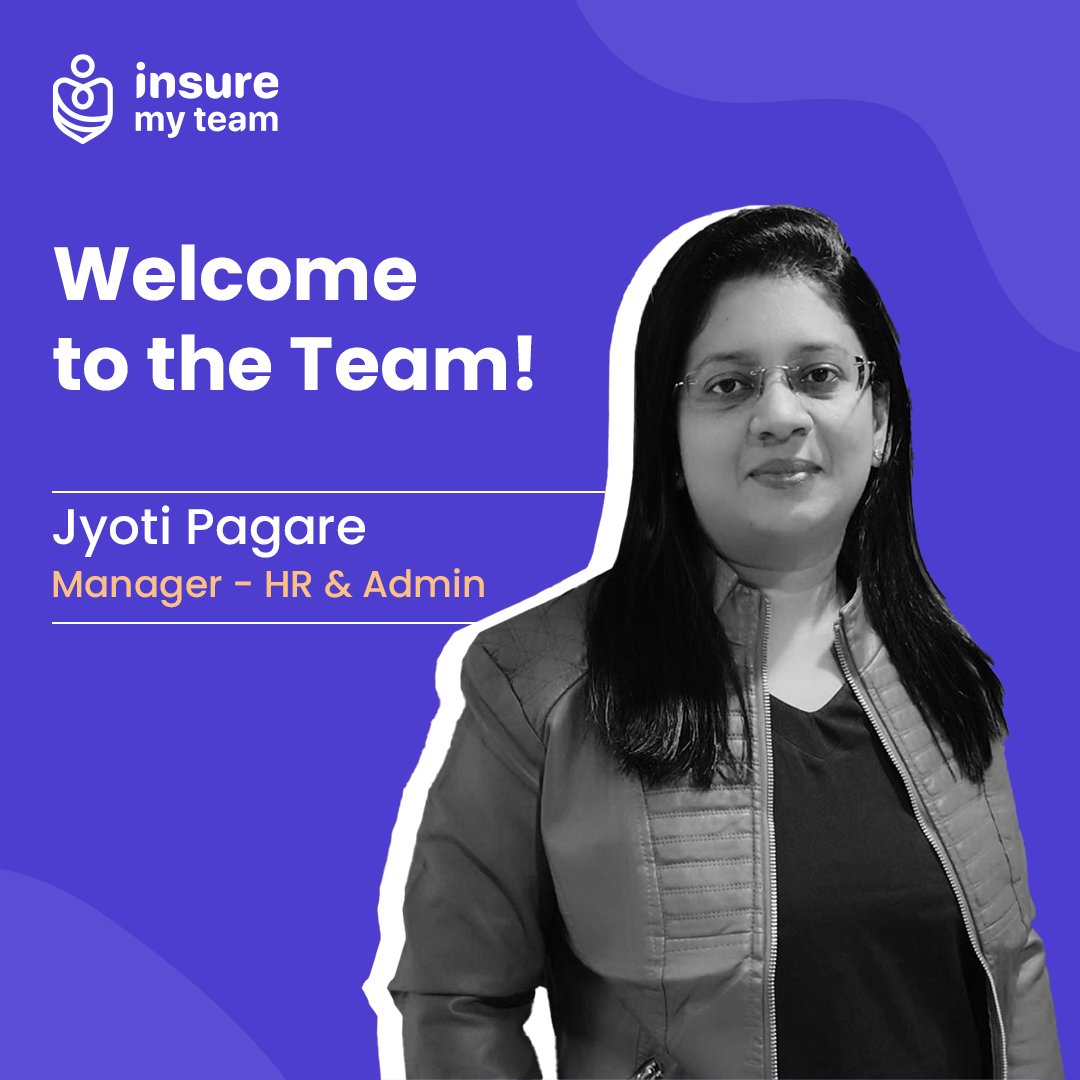 imtcare_'s tweet photo. The strength of the team is each individual member. The strength of each member is the team.
Welcome to Insure My Team Jyoti Pagare. Jyoti is passionate about her work and in her free time she likes to connect with people and network.
.
.
#InsureMyTeam #newteammember #employee https://t.co/EbnW5cYQ1w