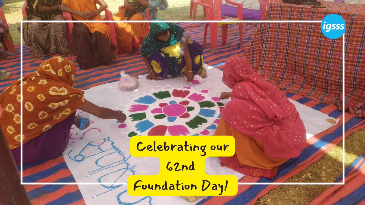 IGSSS's tweet photo. In this journey of 62 years, #IGSSS has reached out to 2 crores+ most marginalised people like small farmers, scheduled cast &amp; tribes, daily wage labourers, construction &amp; domestic workers, people in conflict &amp; affected by disasters, PWDs, etc. #IGSSSat62 #FoundationDay https://t.co/XKcg5hlOCg