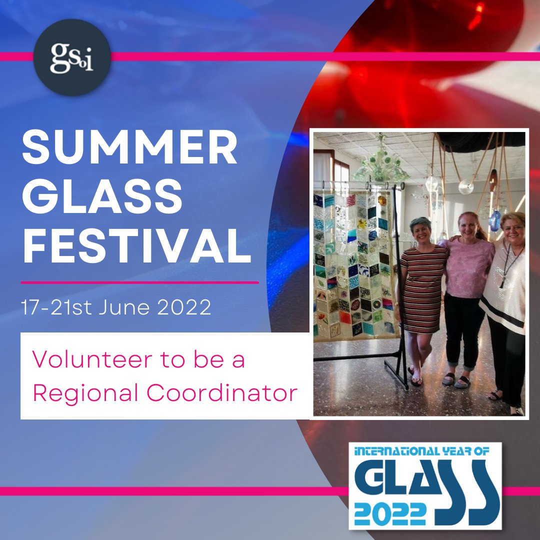 GlassSocietyIre's tweet photo. We're delighted to confirm Summer Glass Festival 2022 June 17-June 21. We are looking for local coordinators to help organise the events,if you are interested, email glasssocietyofireland@gmail.com⁠ #gsoi #gsoimember #iyog2022 #gsoisummerglassfestival #summerglassfestival https://t.co/ZHf0SzCDyR