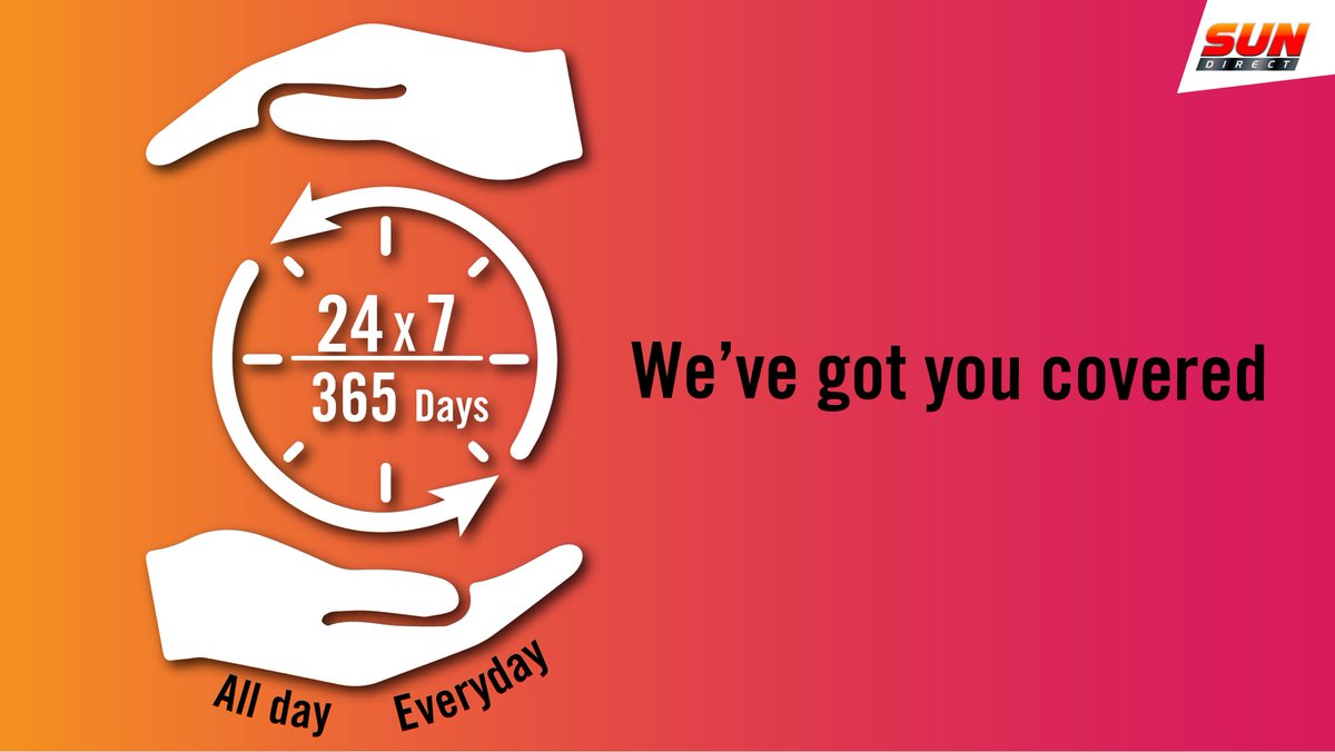 SUNDIRECTIndia's tweet photo. Sun Direct DTH has a dedicated customer care support for customers. You can access the assistance simply by calling the DTH customer care number. An uncompromised service is waiting for you ▶️ https://t.co/nSqkXwkBRE

#SunDirect #SunDTH #dthprovider #CustomerSupport #SDService https://t.co/hyPCrhYJB3