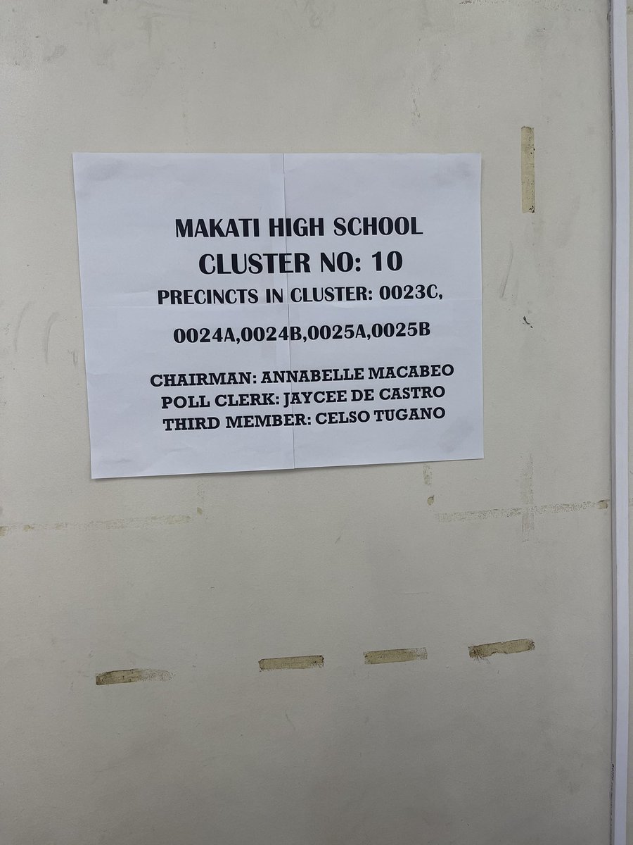 trishcoronado's tweet image. Nag ma-manual voting dito sa 
MAKATI HIGH HIGH SCHOOL. I took these photos. The poll watcher herself said na MANUAL VOTING. #PHVote #KontraDaya #Halalan2022

Please spread. 

facebook.com/608686054/post…

instagram.com/tv/CdUvs6VldBt…