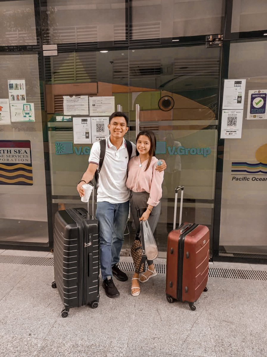 gailrobillos's tweet photo. Here's to more I do's, goodbyes, and welcome home! Bon voyage, love love 💕 https://t.co/o658epuPVL