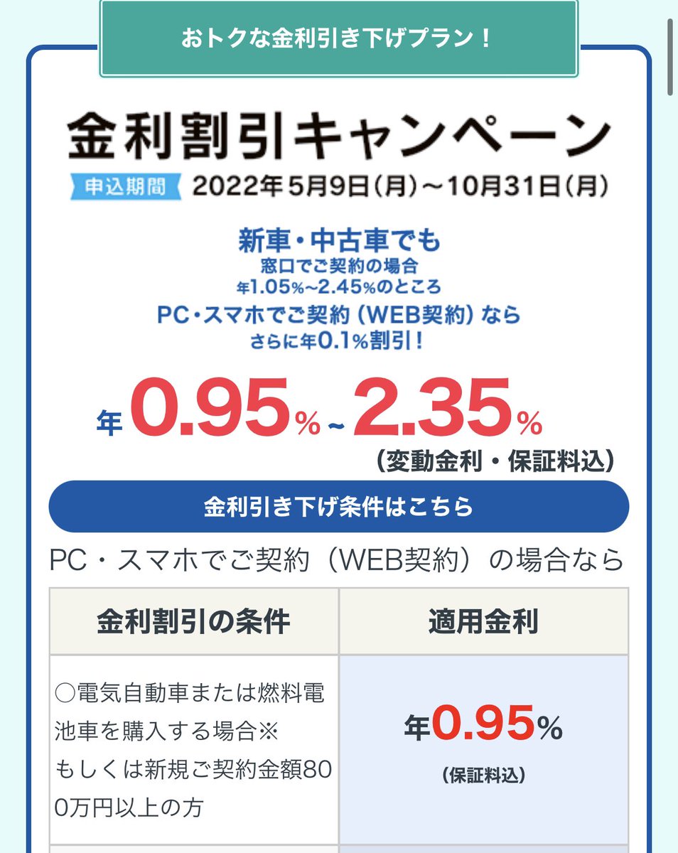 teru_tesla's tweet photo. 未だに自動車ローン金利1%以上払ってるやついる！？？？

常陽銀行HP
https://t.co/mEBtoHjMwc

#常陽銀行　#電気自動車　#EV
#自動車ローン https://t.co/oCIU89wZ2h
