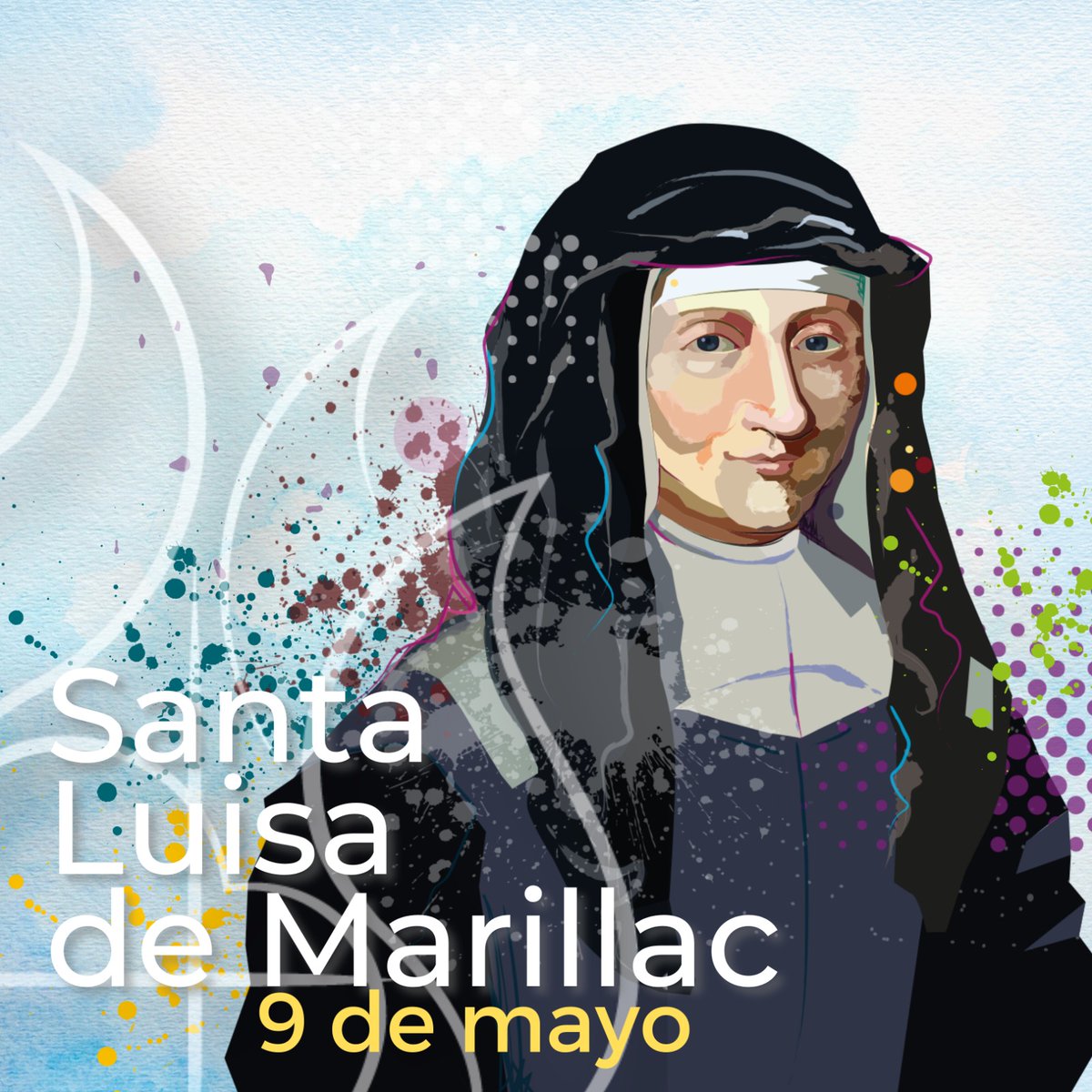 HijasCaridadEC's tweet photo. ❤️‍🔥 «"La contemplación para amar mejor", un camino de vida que #SantaLuisa recorrió y que estamos invitadas a continuar». (Sor Françoise Petit, HC, #9Mayo) 

✍️🏽 Con estas palabras de nuestra Superiora general os deseamos una ¡Feliz fiesta de Santa Luisa! 😇 https://t.co/QuDug37T66
