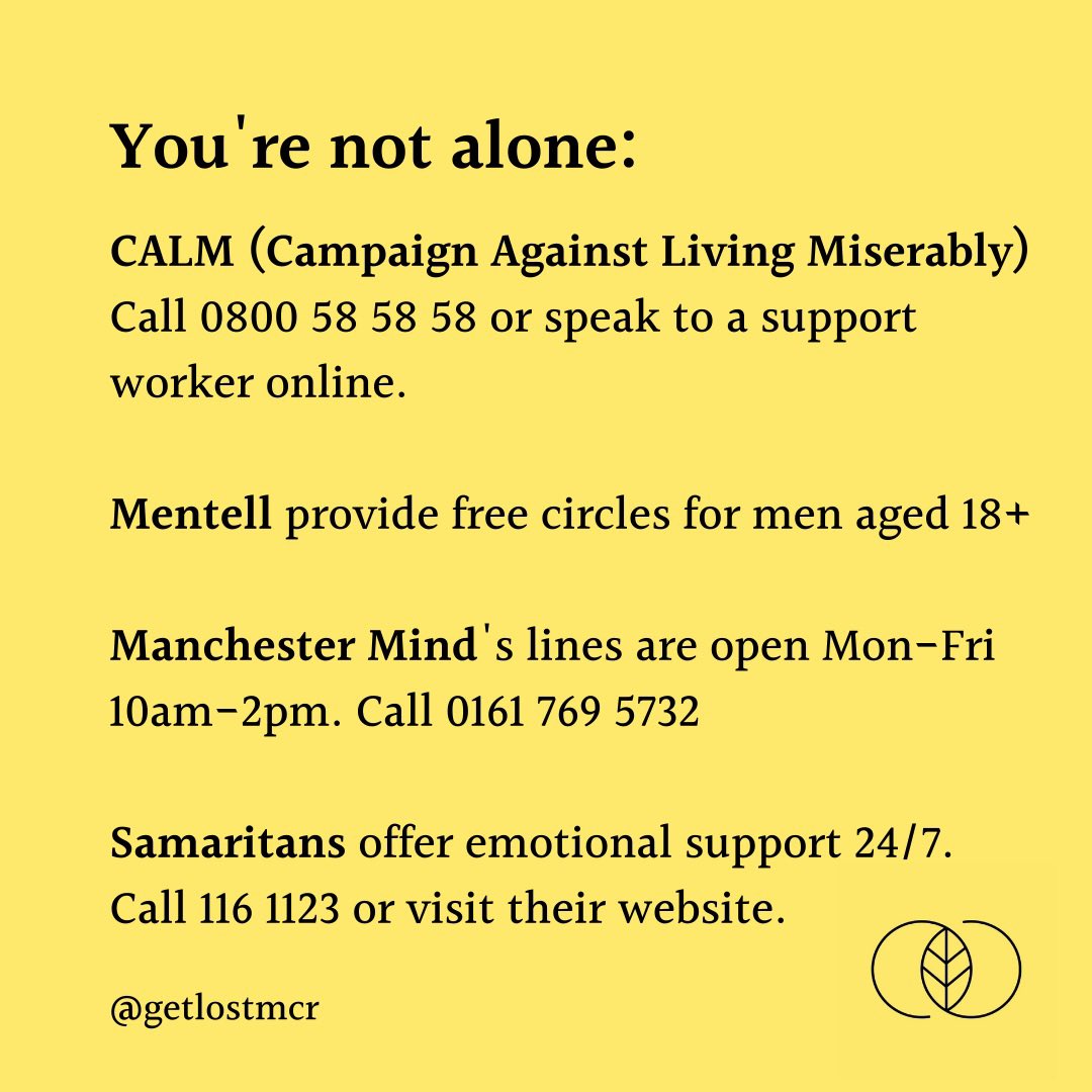 getlostmcr's tweet photo. Today marks the start of #MentalHealthAwarenessWeek and #NationalWalkingMonth. 

For us, improved mental health and time outdoors go hand-in-hand. 🤝 

Join us in spreading the word 💛 https://t.co/Z3jCmPvx1P