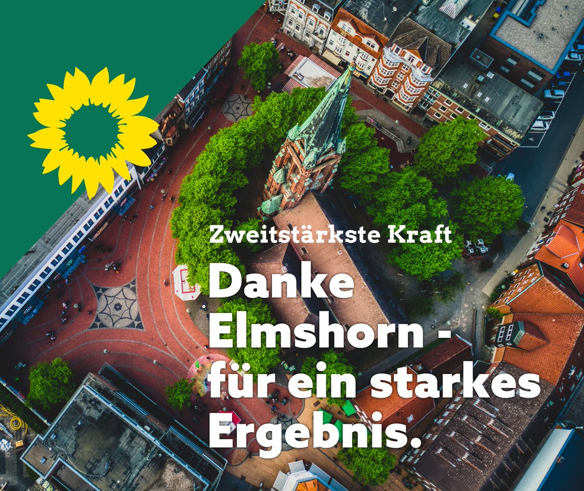 Gruene_Elmshorn's tweet photo. Liebe Wähler*innen aus #Elmshorn,
wir möchten uns sehr gern bei euch bedanken für dieses schöne Ergebnis bei der Landtagswahl in Elmshorn. Wir haben es erneut geschafft zweitstärkste Kraft zu werden. Eure Treue ist unsere Verpflichtung. 
Infos unter https://t.co/SfITcW9ZUi. https://t.co/zgy54bvBxx