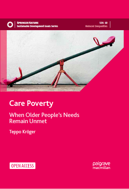 'The book constitutes an important and exciting theoretical contribution to research regarding the relationship between care and social inequality.' 
(Prof Birgit-Pfau Effinger)
My OA book was published on Thu and it already has 3000 downloads. Thank you!
link.springer.com/book/10.1007/9…