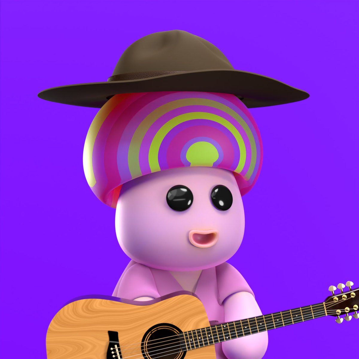 Harmz07_'s tweet photo. We got us a @Tripsters shroom for waiata wednesdays whanau 😅🐸🍄 

ol jiggly puff has come to trip the @TThugsNFT out 😵‍💫😵‍💫😵‍💫

@akavimike @dvktiger374 @i_am_milz @CroftPania @nita23x @HoaniTm @Kaptin2016 @CuzzyTThug @Samuel818_ https://t.co/l2kxsjZ4RF