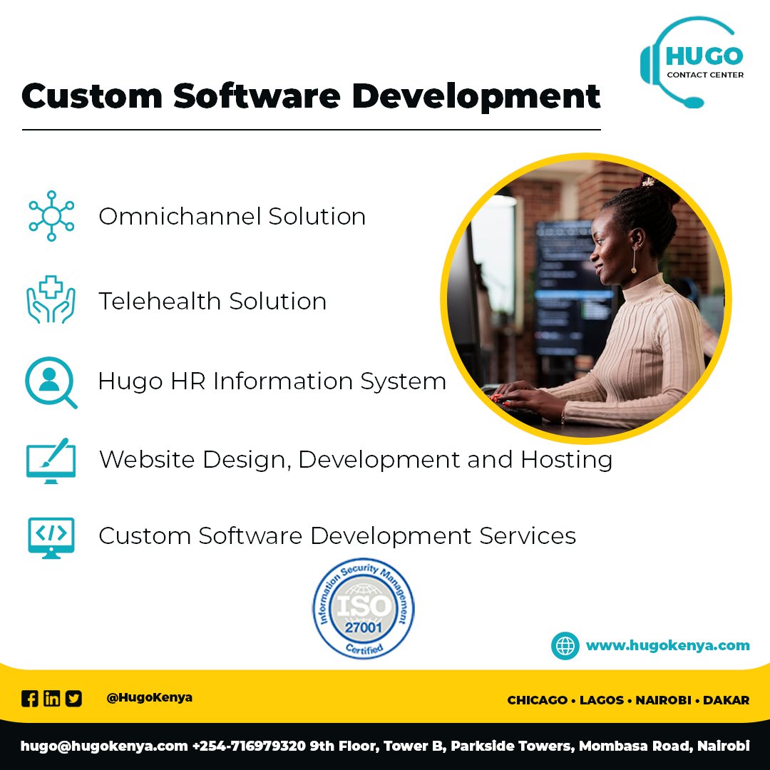 HugoKenya's tweet image. In the competitive world of doing business, companies are increasingly shifting to #customsoftwaredevelopement solutions tailor-made to the specific demands of their enterprise need.
🧵